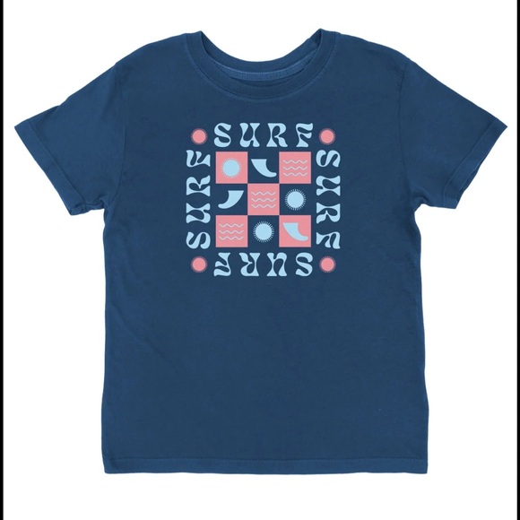 Feather For Arrow Boys Retro Surf Vintage T-Shirt - Picture 1 of 1